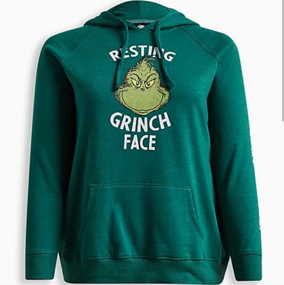 TORRID GRINCH HOODIE GREEN - Picture 2 of 5